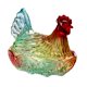 thumbnail image 3 of Plato De Dulces De Vidrio Con Forma De Gallina, Frutero Con Tapa Para Mesa, Cocina, Boda, Multicolor, 3 of 5