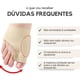 thumbnail image 4 of Par Calcetines Protectores Para Juanetes Separador De Dedo Beige, 4 of 5