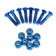thumbnail image 4 of 8 piezas de repuesto para hardware de camión de skateboard tornillos de longboard tornillos azules, 4 of 5
