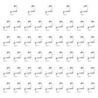 Bothyi - 50 Miniganchos Para Colgar Canaletas, Adornos De Luces Navideñas Para Halloween Y Navidad