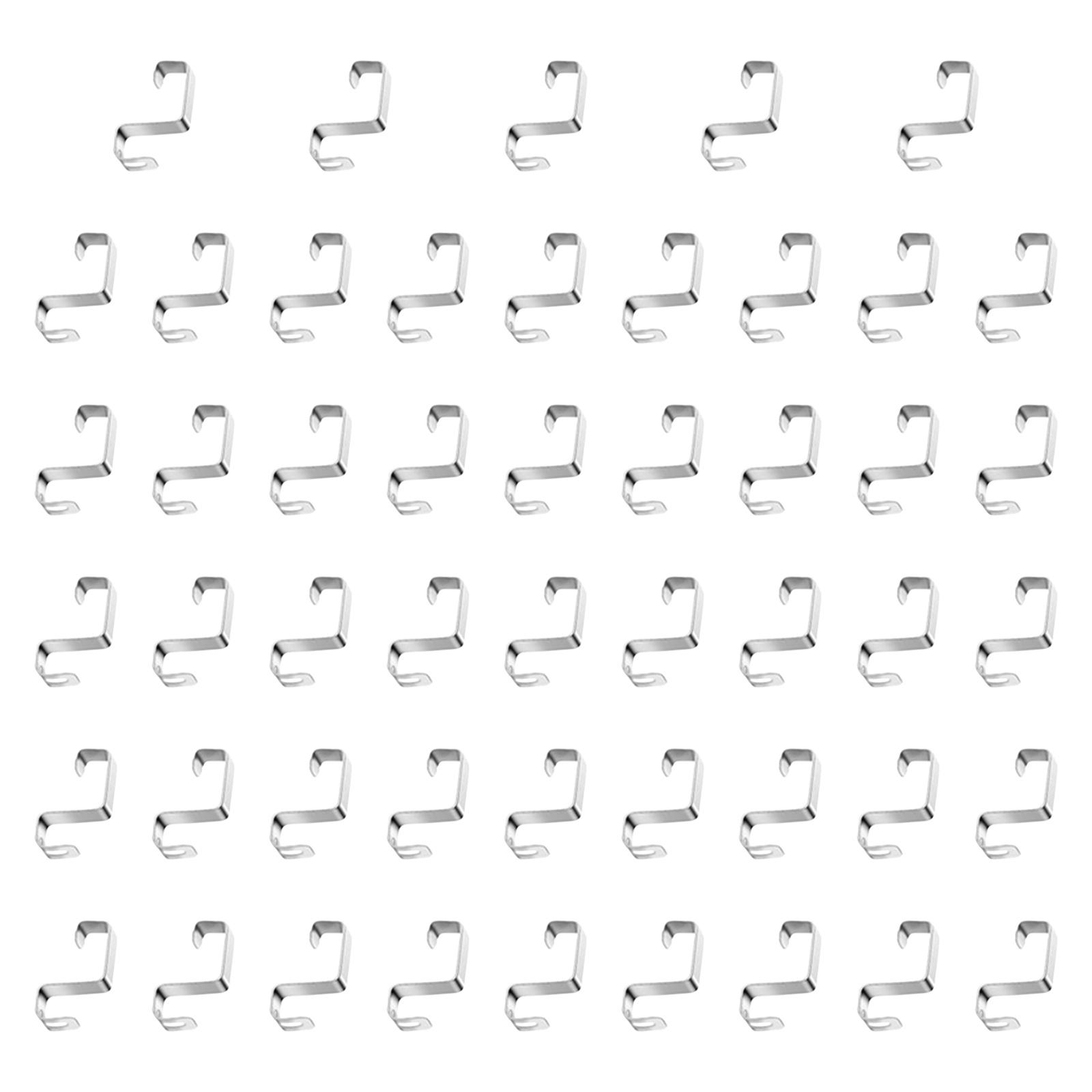 Bothyi - 50 Miniganchos Para Colgar Canaletas, Adornos De Luces Navideñas Para Halloween Y Navidad