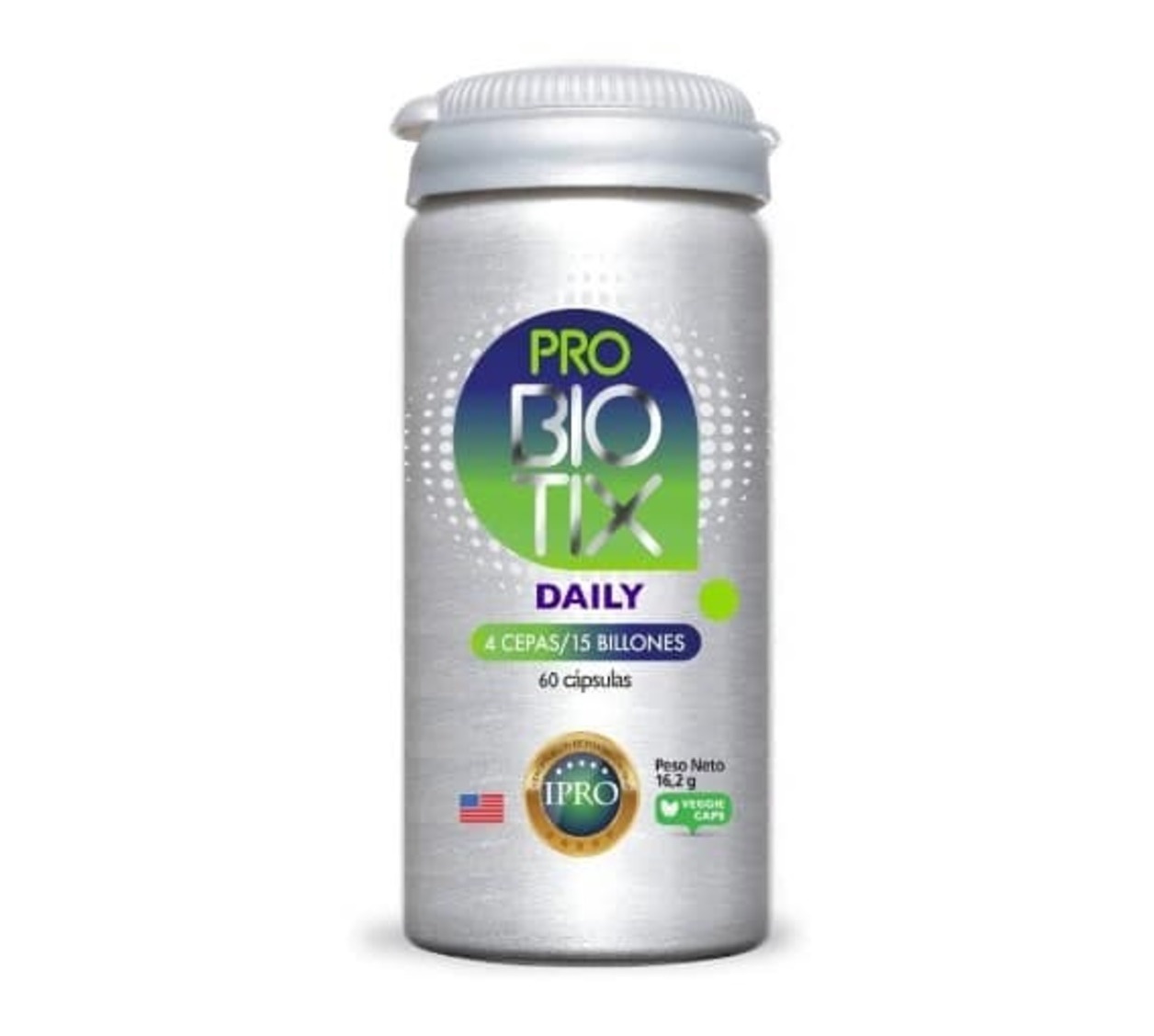 New Science - Probiótico Probiotix Daily 60 Cápsulas.