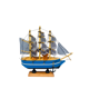 thumbnail image 3 of Decoración: Barco Velero De Madera 15cm, 3 of 3