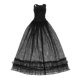 thumbnail image 2 of Vestido De Dama De Honor De Tul De Encaje Vestido De Fiesta De Baile Para 1/3 Mu?ecas BJD Negro, 2 of 5