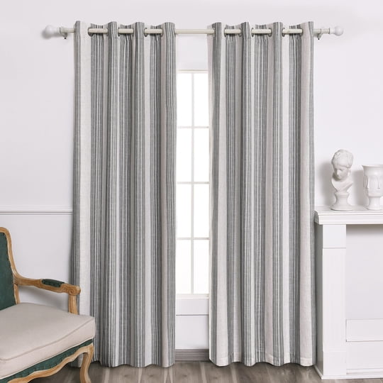 Cortinas Térmicas Driftaway Chris, 213 X 213 Cm, Mezcla De Lino