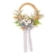 thumbnail image 3 of Corona Artificial Con Calabazas Blancas, Corona Floral Para Patio Interior De Vacaciones., 3 of 5