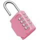 thumbnail image 1 of Candado de combinación Puroma de 4 dígitos, impermeable, color rosa, 1 of 7