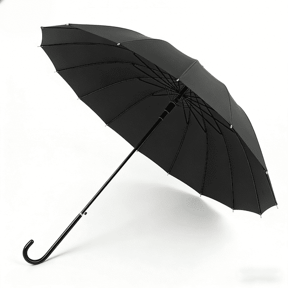 Paraguas 16 Varillas Automático paraguas lluvia grande ejecutivo con proteccion UV, 120cm