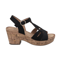 Sandalias De Fiesta Police Negro Mujer Po-Pos25B018 - Talla 36