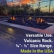thumbnail image 3 of Roca volcánica Lava Rock American Fireglass mediana, bolsa de 10 lb, 0.5-1", 3 of 9