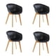 thumbnail image 1 of Pack x4 Sillas de Comedor con Apoyabrazos Tulip Negra Midtown negro, 1 of 6