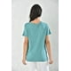thumbnail image 3 of Polera Mujer Turquesa Manga Corta Cuello V Talla M, 3 of 3