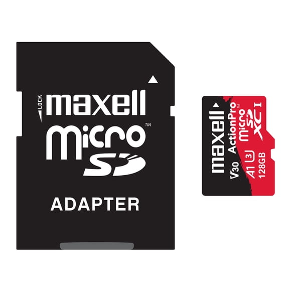 Tarjeta MicroSD Maxell 128GB UH-3 8K A1 100MB/S