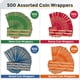 thumbnail image 4 of Envoltorios para monedas Sumerfnt, 500 unidades, con rayas planas, para todas las monedas, 4 of 9