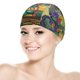 thumbnail image 5 of Las Tortugas Ninja Gorro de Natación de Licra, Gorro de Baño de Tela Cómoda, Gorro Elástico Antideslizante para Hombres, Mujeres y Niños, 5 of 6