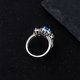 thumbnail image 3 of Anillos de Compromiso para Mujer de 3 Piedras Anillos de Plata Esterlina S925 para Mujer Corte Redondo AAAAA Circón Anillos de Boda de Eternidad Elegantes Hipoalergénicos Anillos de Promesa, 3 of 8