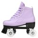 thumbnail image 3 of Patines Risup High-Top de piel de vacuno de doble hilera, color morado 39, 3 of 9