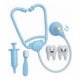 thumbnail image 2 of Set Doctor Juguete 75 Piezas Azul Maletín Médico Juego Niños, 2 of 4