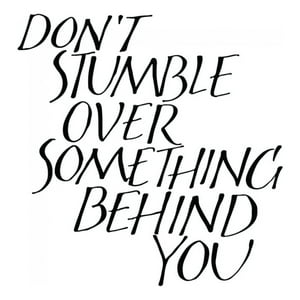 Rienda Libre Graphics - Decomural Don'T Stumble Life Ws-35747