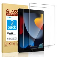 Protector De Pantalla Apiker Para Ipad 9, 8, 7 ª Generación, 10.2 Pulgadas, Paquete De 2