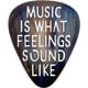 thumbnail image 1 of Arte de Pared AZEZO 30 x 25 cm 'Feelings' – Decoración Musical, 1 of 6