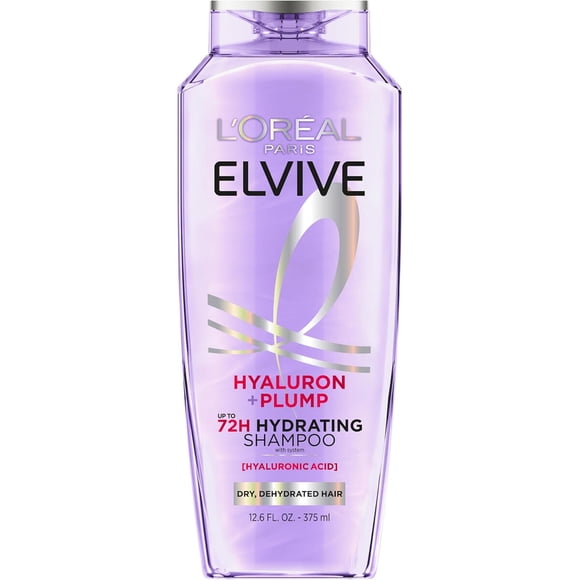 Shampoo LOreal Elvive Hyaluron Plump 375ml Hidratante 72H