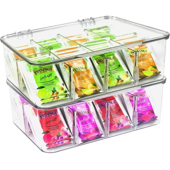 Organizador De Bolsitas De Té Apilable Paquete De 2