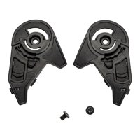 Magideal - 2 Piezas De Base De Visera Para Casco De Motocicleta Con Tornillos, Accesorios De Repuesto, Placa Base De Visera Para Casco Fácil De Instalar, Reempla