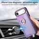 thumbnail image 2 of Funda Magnética para iPhone Air con Billetera y Anillo, Protector Resistente Morado, 2 of 6