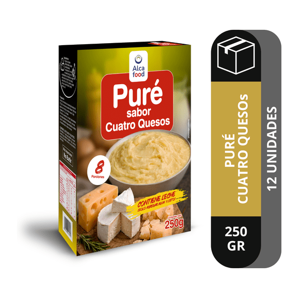 Puré de papas Instantáneo 4 Quesos