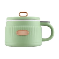 Magideal - Olla Arrocera Eléctrica Pequeña De 1,6 L, 110 V, Antiadherente, Para Cocinar Fideos, Ideal Para 1-3 Personas, Para Acampar O Cocinar Sopa En Dormitorios. Verde