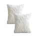 thumbnail image 1 of Pack De 2 Fundas De Cojin Con Relieve 45x45cm Blanco, 1 of 4