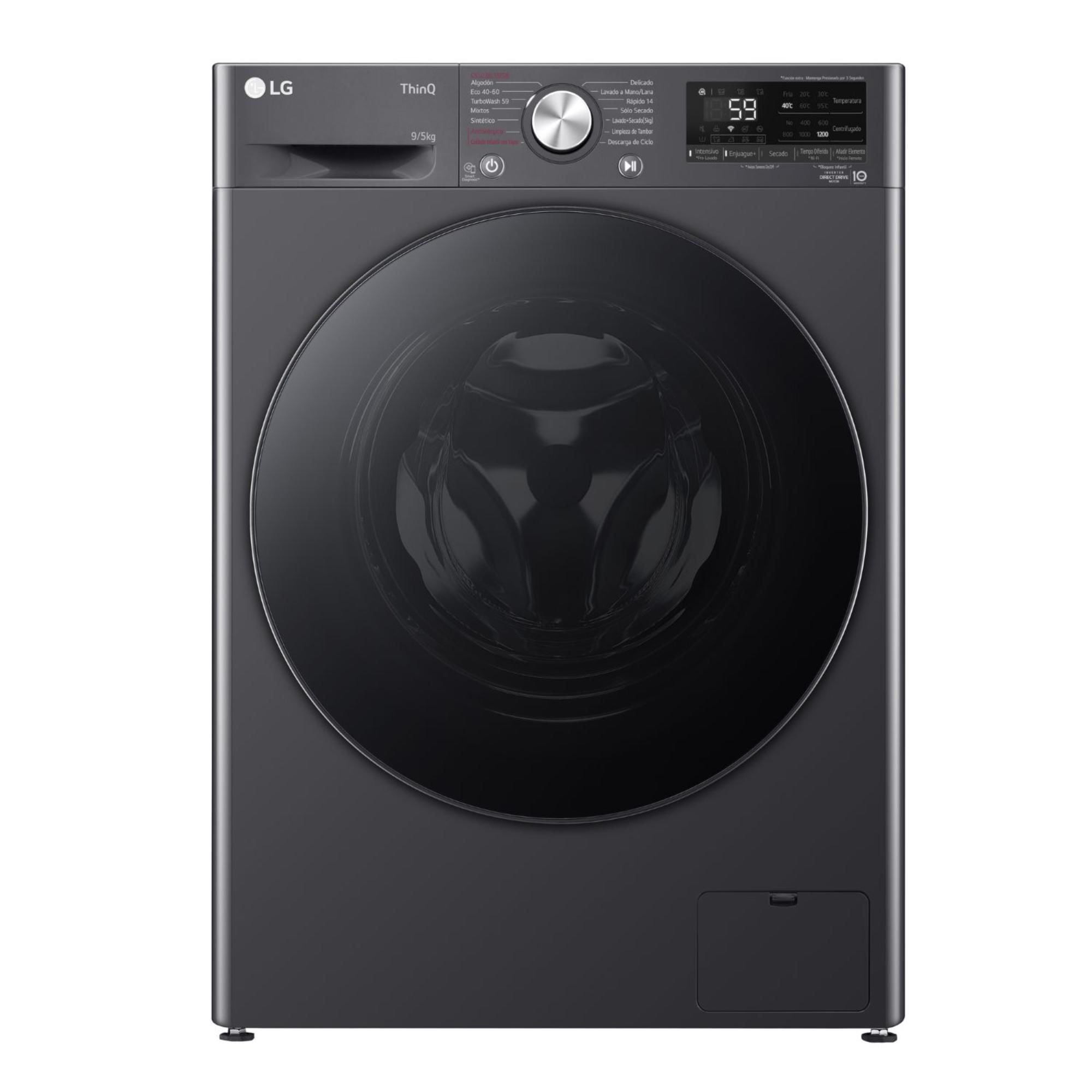 Lg - Lavadora Secadora 9 Kg / 5 Kg Wd9Mvc4S6