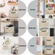thumbnail image 2 of Simple Houseware Cubo de Almacenamiento de Tela Grande 3 Unidades Beige, 2 of 9