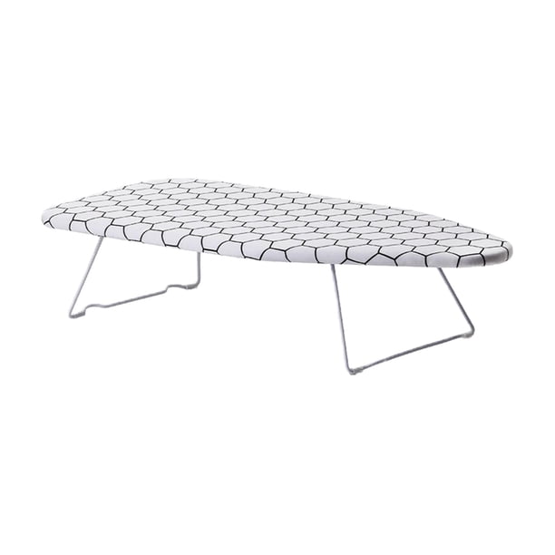 Mini tabla de planchar portátil con patas plegables, encimera, tabla de planchar, cubierta extraíble, tabla de planchar pequeña, resistente para el