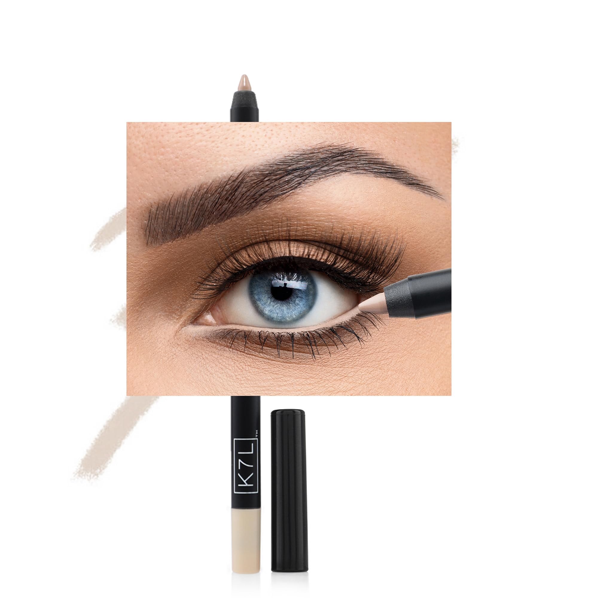 Delineador De Ojos K7l Cream Waterline, Impermeable, A Prueba De Manchas