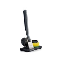 Set Cepillo Y Esponja Lavaloza Joseph Joseph Sink Tech Acero Inoxidable 2 Pzas