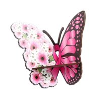 Magideal - Estante De Rincón De Mariposa Estante Flotante Versátiles Decorativos Prácticos Pared De Pared Pared Pared Para Para La Sala De Estar De Dormitorio Ju 23.5Cmx24Cm