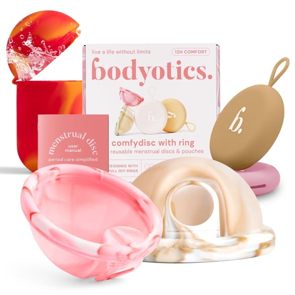 Disco Menstrual Bodyotics S/L Rosa/Beige - Paquete