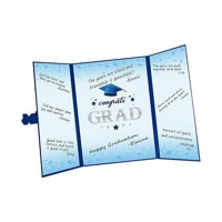 Magideal - Libro De Visitas De Graduación Regalos De Graduación Fácil De Escribir En Recuerdo Suave Decoración De Libro De Firmas De Graduado Para La Universidad Azul