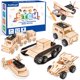 thumbnail image 1 of Juguete de construcción de madera STEM Kit FliipFlaap 6 en 1 para niños, 1 of 7