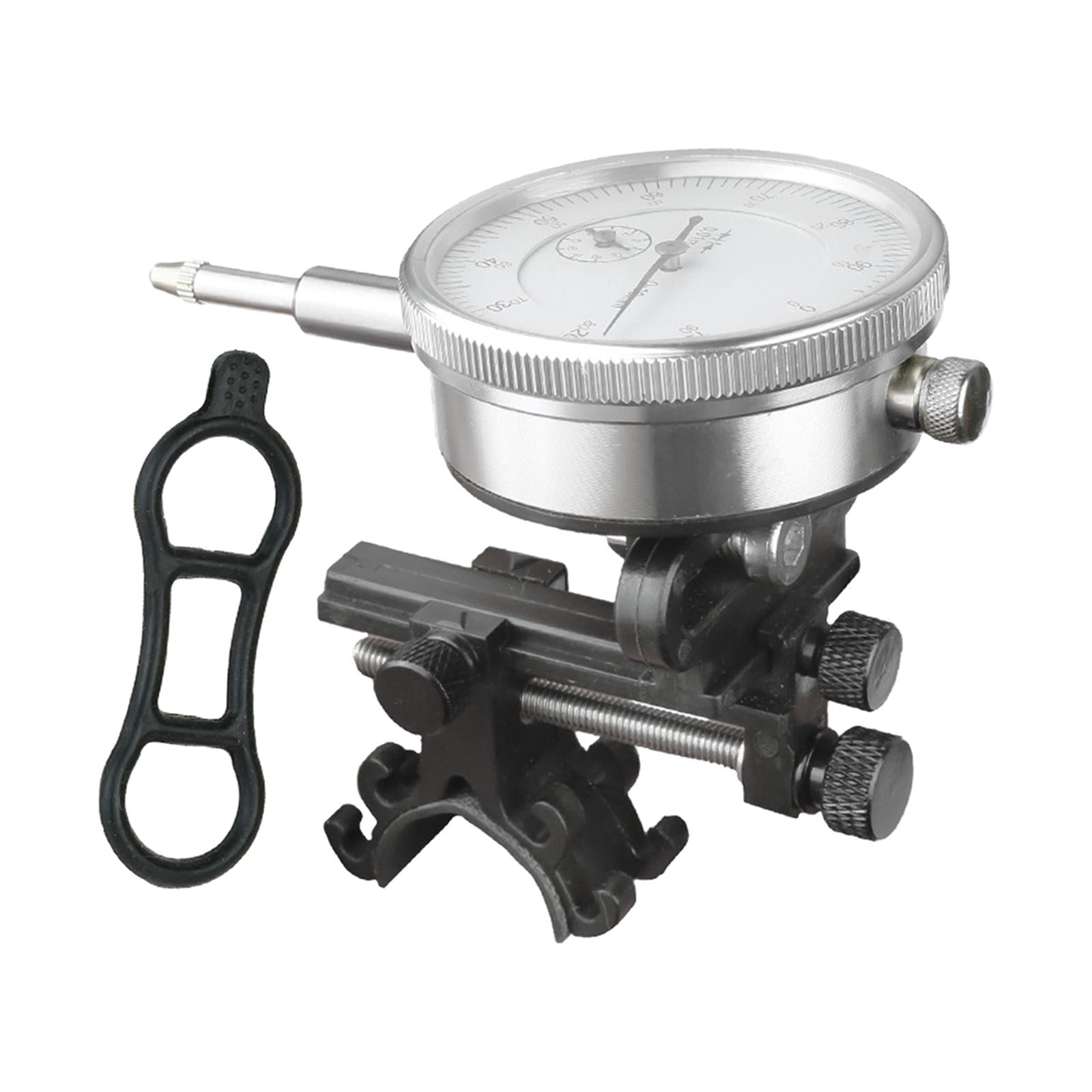 Ioensy - Mini Rueda De Bicicleta, Soporte De Alineación, Mantenimiento De Ruedas De Bicicleta, Soporte De Calibración De Conducción, Negro Con Indicador