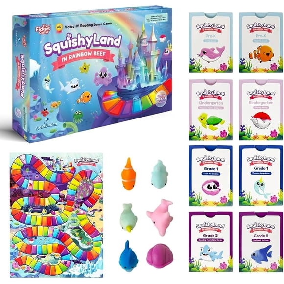 Juego de mesa The Fidget Game SquishyLand Rainbow Reef