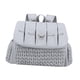 thumbnail image 3 of Mochila Para Pañales Para Mamá Y Papá, Bolsa De Mano Para Pañales, Para Llaves, Biberón, Regalo De Cumpleaños, Color Gris, 3 of 5