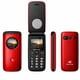 thumbnail image 2 of Celular Senior 4G Liberado Flip SOS Adulto Mayor Rojo - PS, 2 of 6