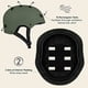 thumbnail image 3 of Casco Retrospec Dakota para adultos, bicicleta, skate Forest, 3 of 14