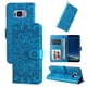 thumbnail image 5 of Funda tipo cartera FOXDOCK para Samsung Galaxy S8 , diseño girasol en relieve, cuero PU, cierre magnético, soporte y tarjetero, 5 of 5