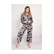 thumbnail image 1 of Pijama Pantalon Largo 2 Piezas Estampado Negro 8907, 1 of 2