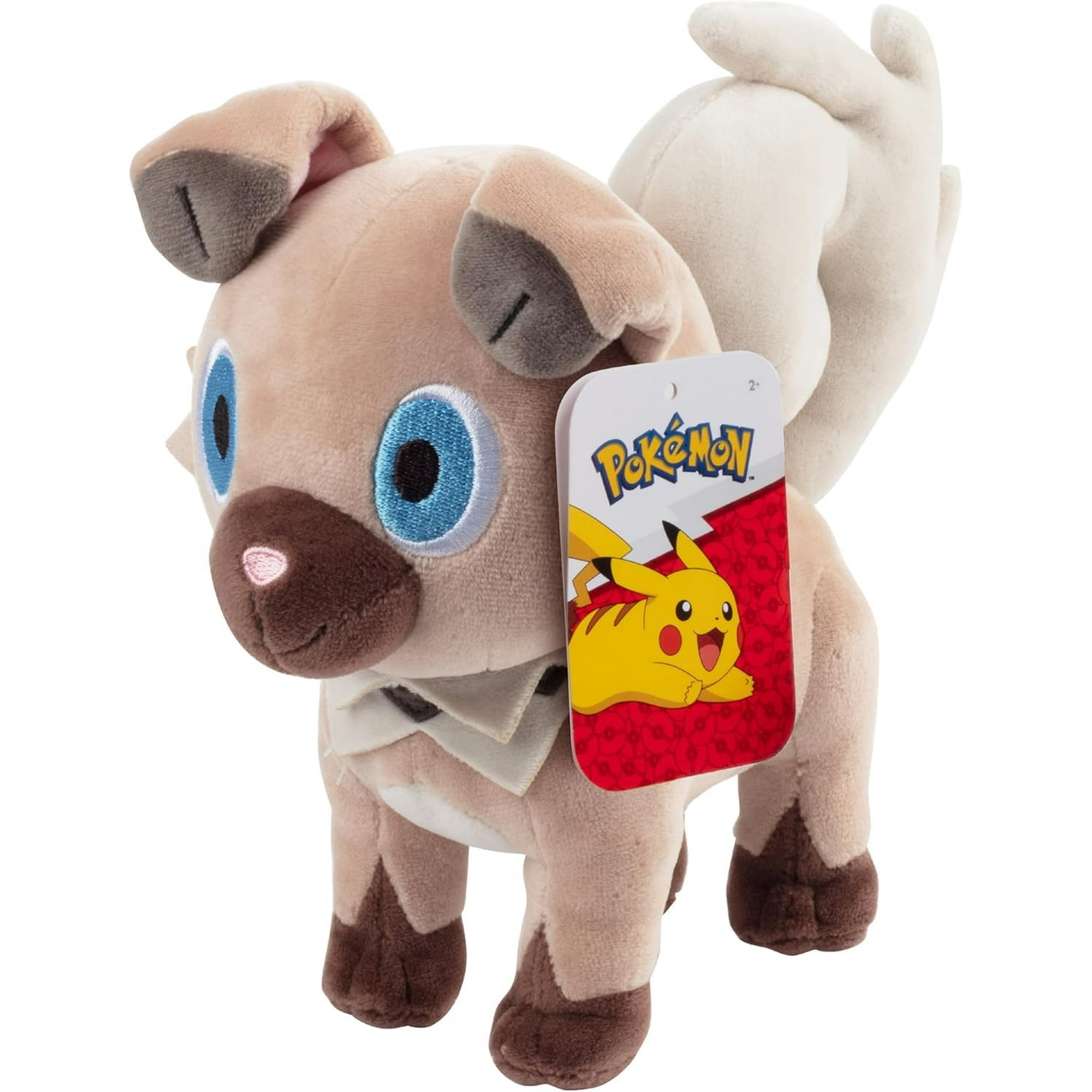 Peluche Pokémon Rockruff De 8 Pulgadas Con Licencia Oficial Para Niños Mayores De 2 Años
