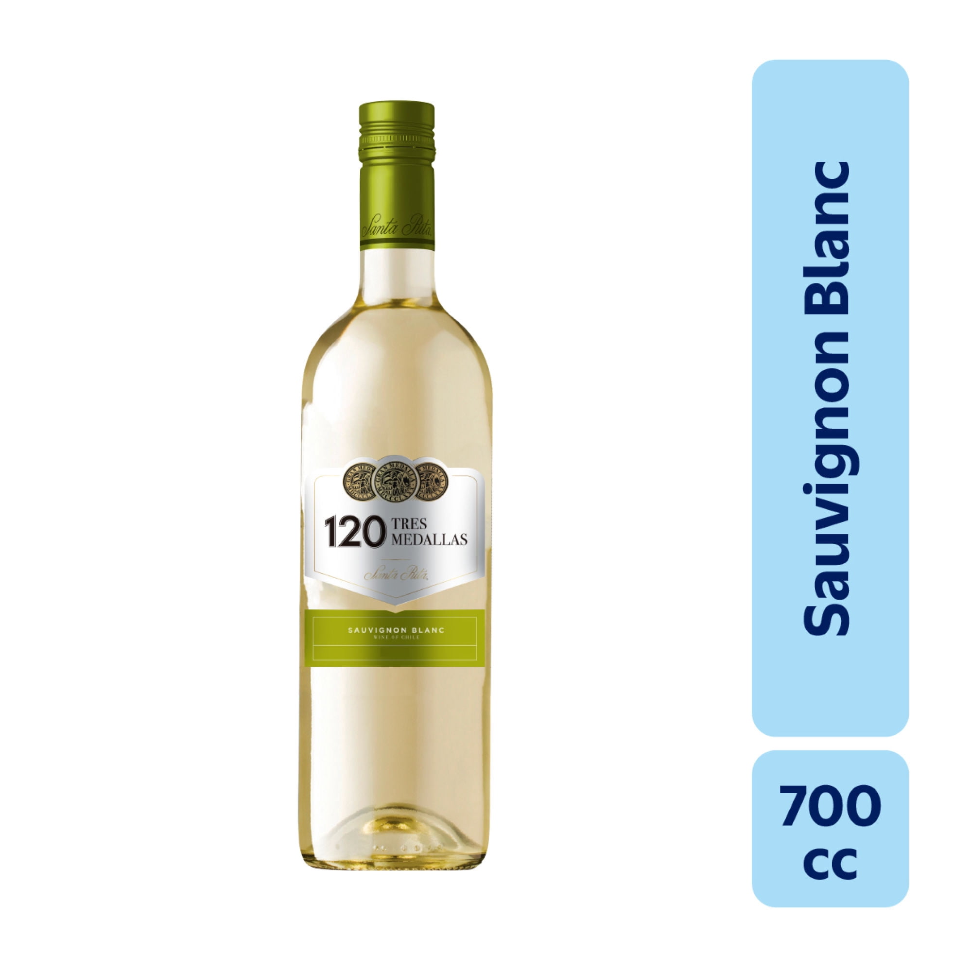 Vino Sauvignon Blanc Botella 700 ml Tres Medallas